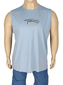 Блакитна чоловіча безрукавка Turhan 566 Prada великого розміру