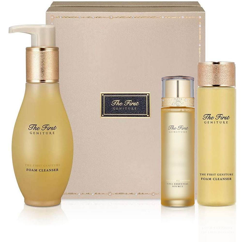 Очищаюча пінка зі стовбуровими клітинами в наборі O HUI The First Geniture Foam Cleanser Special Set