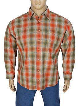 Чоловіча сорочка Desibel 0340 B indigo великих розмірів