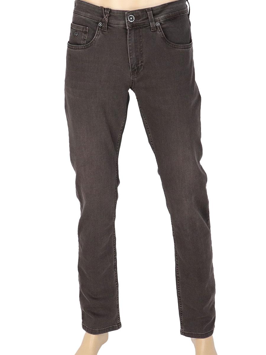 Коричневі чоловічі джинси Tello JNS 4901B-GRA BRW, фото 1