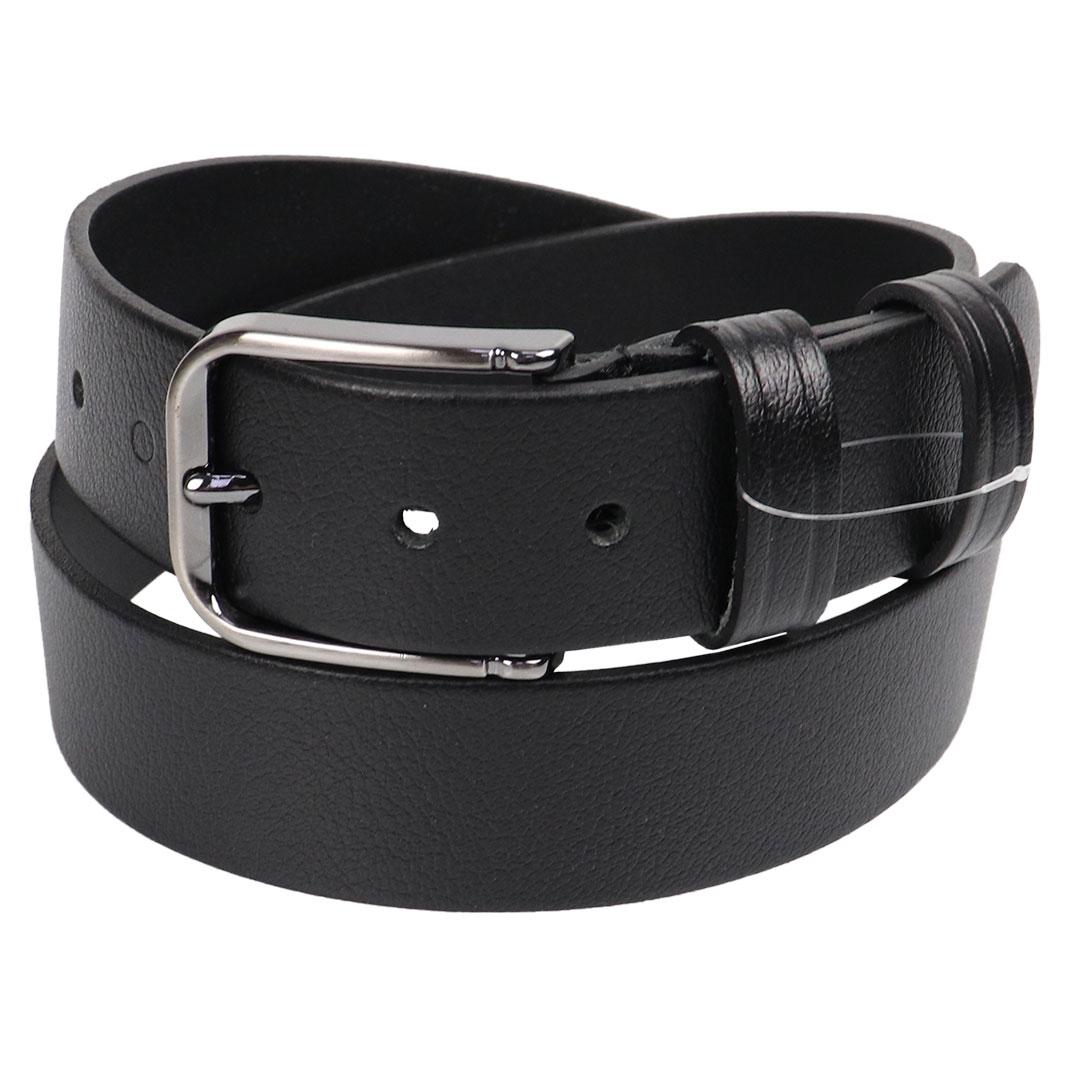 Ремінь шкіряний чоловічий Bond BB 601-701 black, фото 1