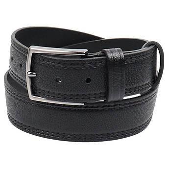 Стильний чоловічий шкіряний ремінь Bond BB 620-701 black