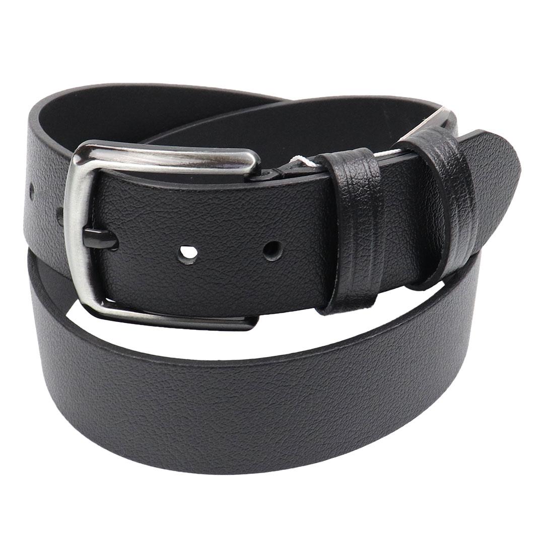 Турецький шкіряний чоловічий ремінь Bond BB 622-701 black, фото 1