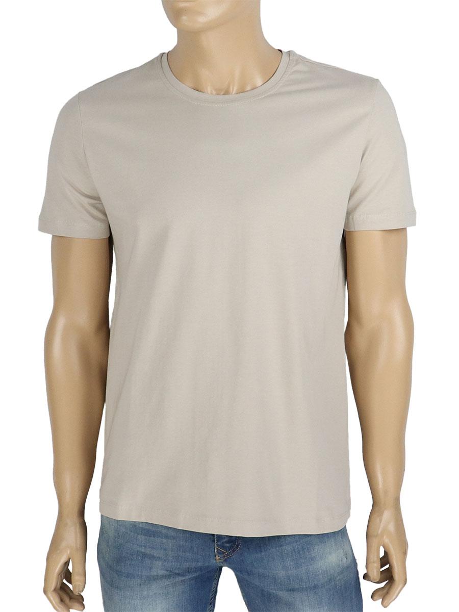 Футболка для чоловіків в бежевому кольорі Zinzolin Z-3723 Bej, фото 1