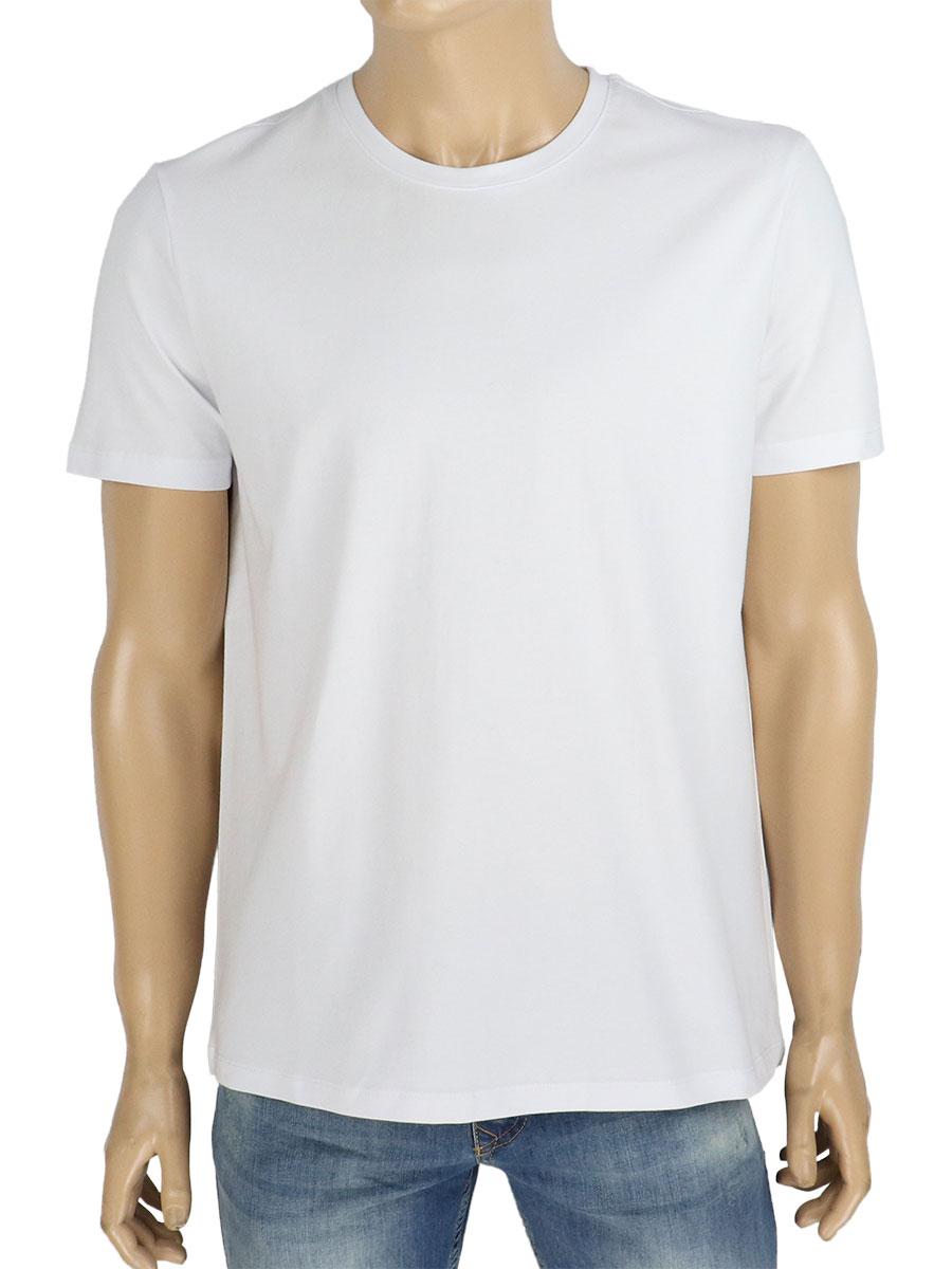 Біла бавовняна чоловіча футболка Zinzolin Z-3723 White, фото 1