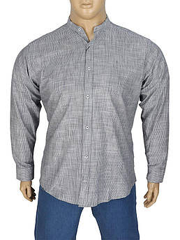 Сіра бавовняна чоловіча сорочка Barcotti A:1158G-07