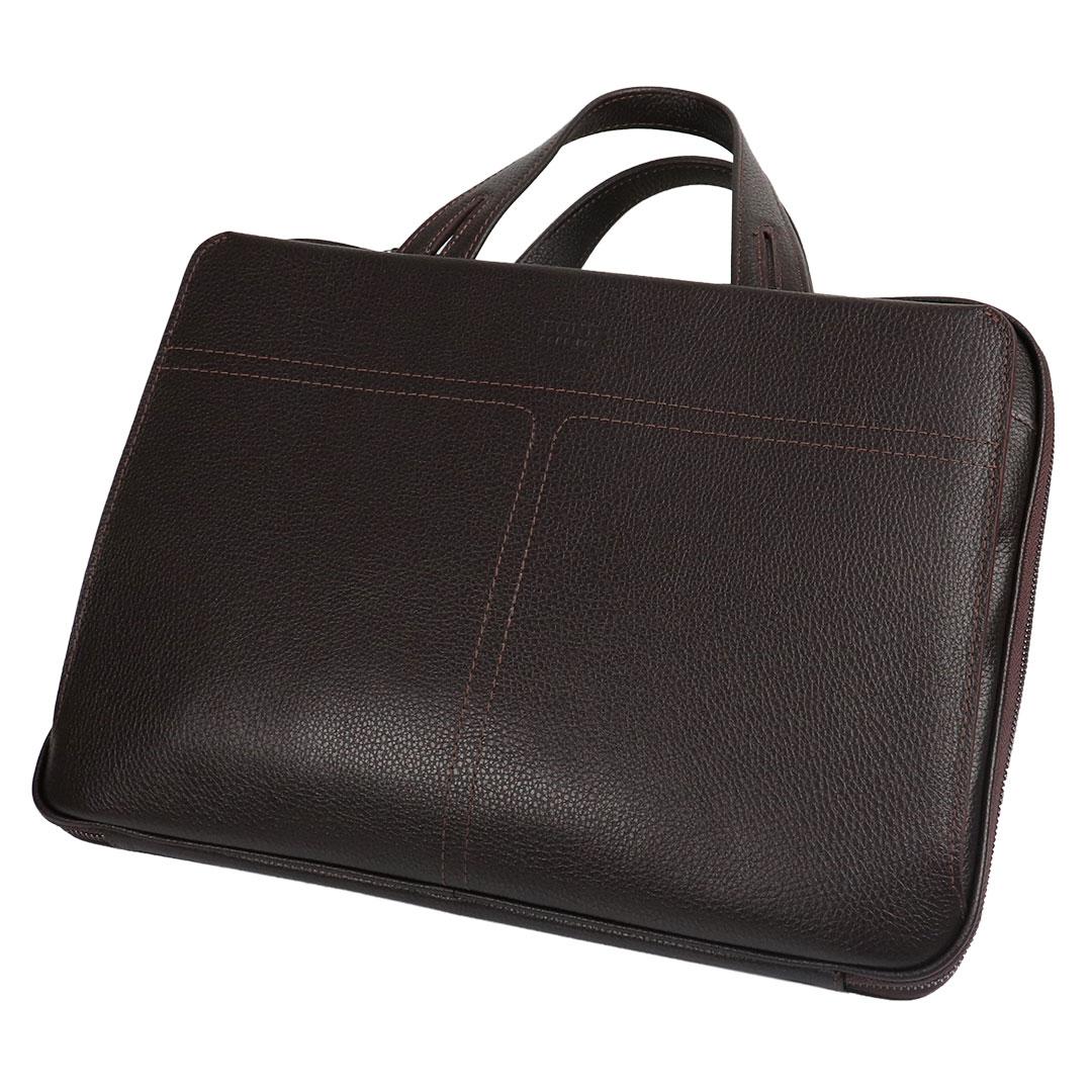 Шкіряна коричнева сумка-портфель Bond 1187-286 brown