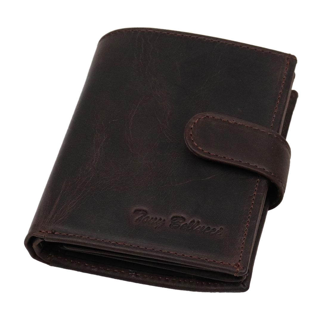 Чоловічий шкіряний гаманець Tony Bellucci T-102-C04 Brown, фото 1