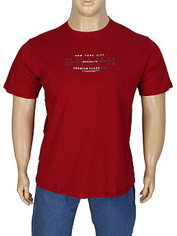 Батальна чоловіча футболка Turhan 550 B Bordo бордового кольору