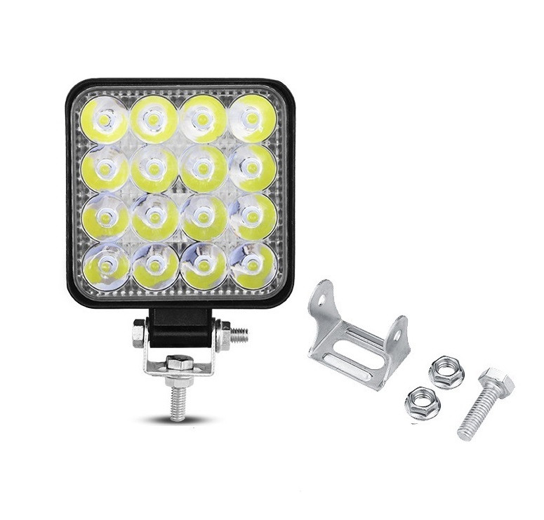 LED фара, світлодіодна лед фара WL-D6 mini  12-24V  48W (6500K) Алюмінієвий корпус, фото 1