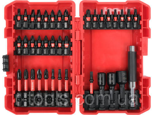 Набір викруткових ударних насадок 37 од. Yato YT-04616