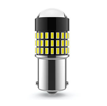 P21W (1156) BA15S з лінзой12-24V LED ходові вогні, лампа заднього ходу