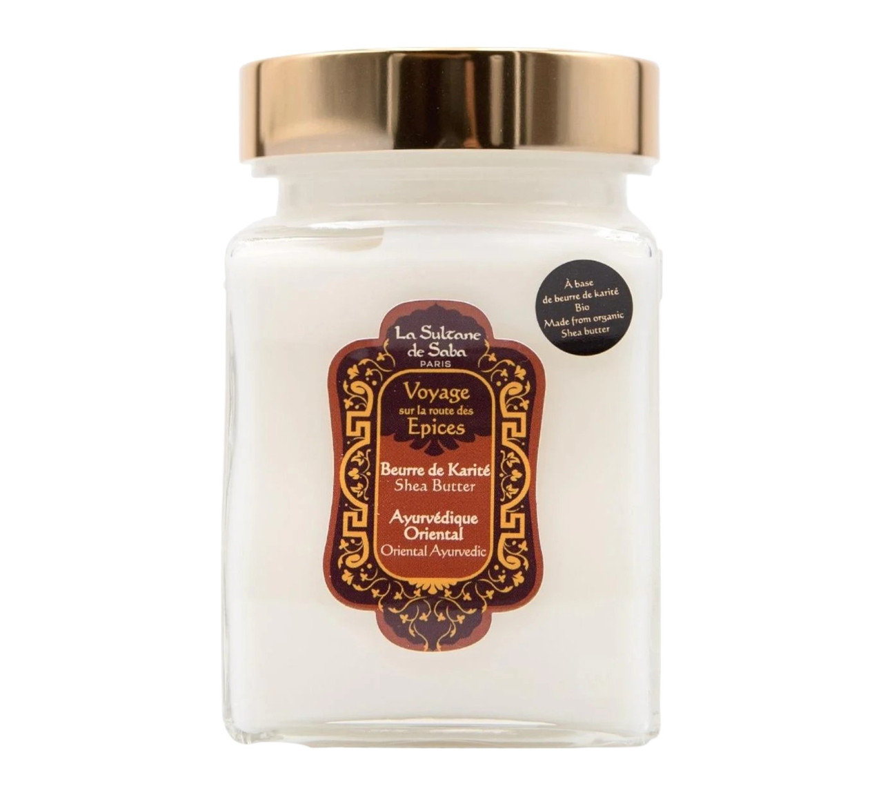 Масло каріте La Sultane de Saba Shea butter Ayurvedic Amber Vanilla Patchouli 300 мл, фото 1