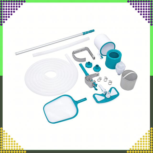 Комплектація набору для чищення басейну