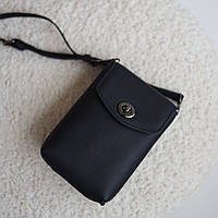 Жіноча маленька сумка крос-боді чорний Арт.GE993 black VIVAVERBA Україна — (59)