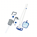 Набір по догляду Bestway AquaClean Deluxe, скімер, штанга, насадка, 58237, фото 4