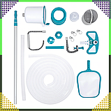 Набір по догляду Bestway AquaClean Deluxe, скімер, штанга, насадка, 58237, фото 6