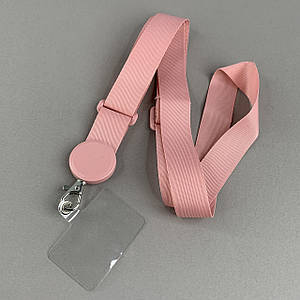 Ремінець на шию для телефону універсальний ремінець тримач для смартфона темно-рожевий y4v