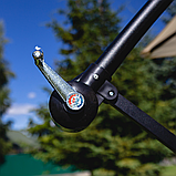 Садова парасолька LEOBRO біла 3м складана з боковим подовжувачем: захист від сонця та дощу., фото 6