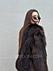 Зі знижкою коротенька шубка з хутра Чорнобурки, фото 3