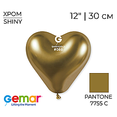 Серце GEMAR-ДЖ 12" CRB12 088 Хром Золоте | Shiny Gold