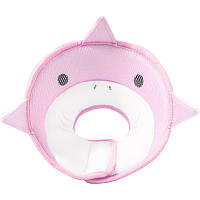 ➤✓М'який комір-подушка для котів Lesko Pink Shark L післяопераційний захисний від вилизування для котів SCH_13