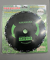 Диск нож косильный для триммера с зубцами, D-230мм NAKAMURA стальной диск для мотокосы для сада и покоса травы