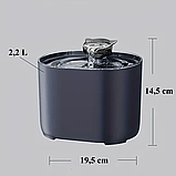 Фонтан-поїлка автоматична для домашніх тварин 2.2 л., фото 4