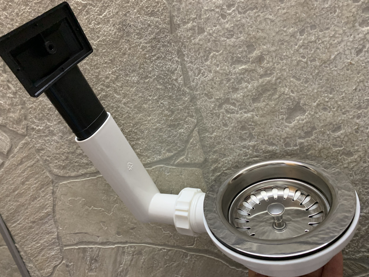 Євро вентиль з переливом для кухонної мийки  LbPlast