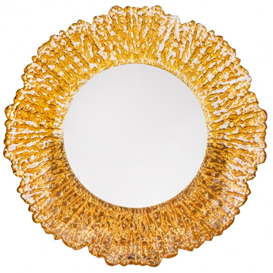 Тарілка "Сонячні промені" золота 33 см (9158-007), фото 1