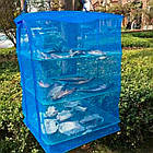 Триярусна сушарка для риби, грибів, фруктів (70×40×40см) / Сітка для сушіння риби та фруктів, фото 5