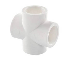 Хрестовина 20 поліпропіленова (біла) Туреччина