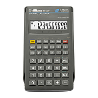 Калькулятор інженерний (10 + 2 розрядів, 56 функцій)  Brilliant BS-120