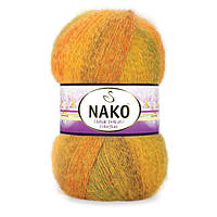 Nako MOHAIR DELICATE COLORFLOW / Мохер Делікат Колорфлоу / 5% Мохер, 10% Вовна, 85% Акрил