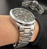 Часы армейские для военных командирские механические мужские с датой подсветкой цифр и прозрачной крышкой