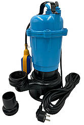 Насос Фекальний-дренажний VDMT WQD12-10-1.3 з подрібнювачем та поплавком, чавун 2" 1,3 кВт, 12м3ч, H=10М