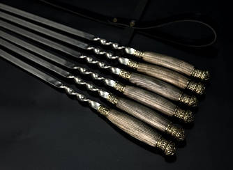 Набір для шашлику Nb Art "Класичні" в сагайдаку 6 предметів