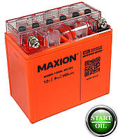 Мото аккумулятор GEL MAXION 12N 9L-BS (12V, 9A)