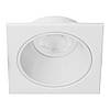 Вбудований світильник Ledcoin DL0395 бiлий під змінну лампу MR16 G5.3 88х88мм врізний, фото 2