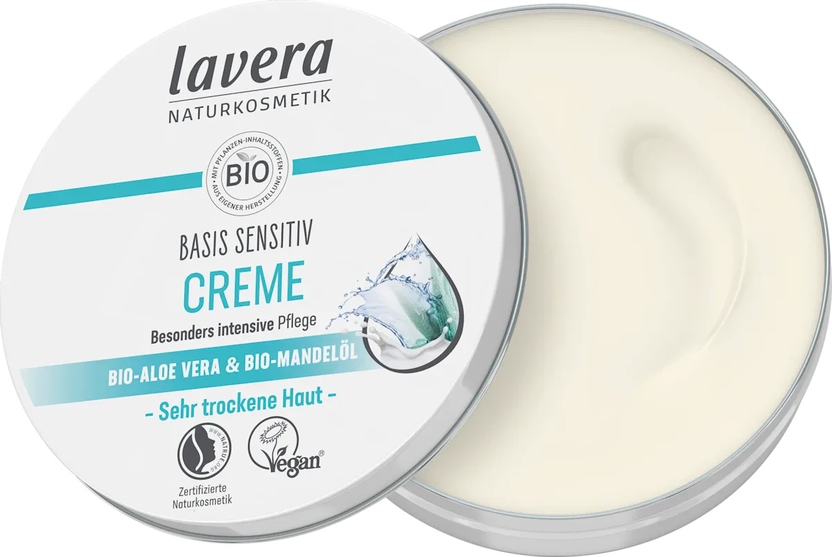 Крем для обличчя Lavera NATURKOSMETIK Basis Sensitiv, 150 мл, фото 1