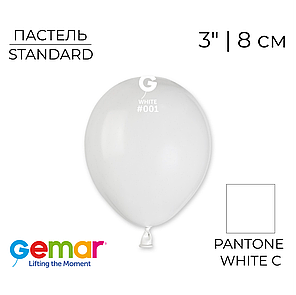 GEMAR-ДЖ 3" PT20 001 Пастель Білий | Standard White, фото 1