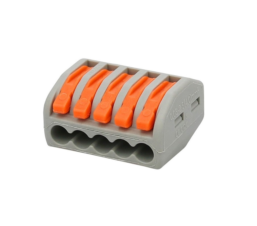 Клема 222-415 швидкого монтажу (мідні контакти), фото 1