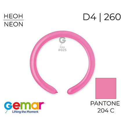 GEMAR-ДЖ КДМ DF4 260 025 Неон Рожевий | Neon Pink, фото 1