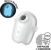 Вакуумний стимулятор - Satisfyer Glowing Ghost White