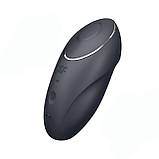 Кліторальний стимулятор - Satisfyer Tap & Climax 1 Grey, фото 8