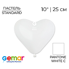 Серце GEMAR-ДЖ 10" CR 001 Пастель Біле | Standard White