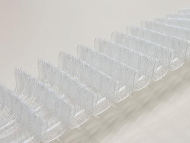 Рівномірна тасьма Прозора 8 см 1/2.5, фото 1