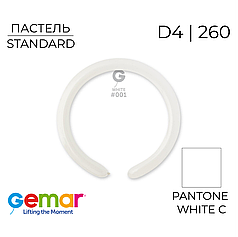 GEMAR-ДЖ D4 КДМ 260 001 Пастель Білий | Standard White