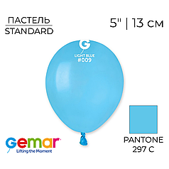 GEMAR-ДЖ 5" A50 009 Пастель Блакитний | Standard Light Blue