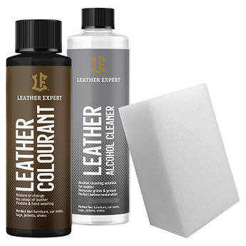 Комплект для фарбування шкіри салону Leather Expert